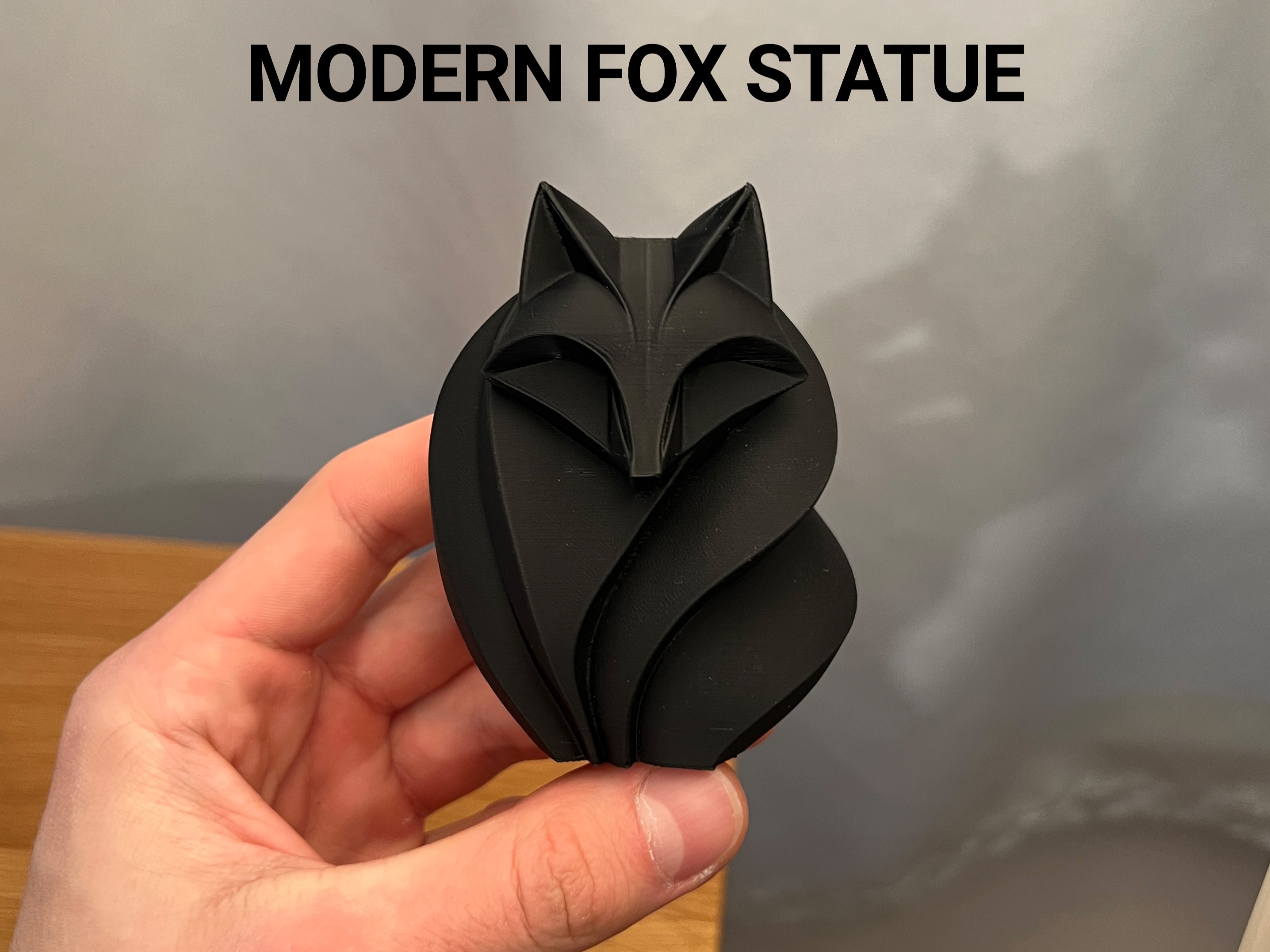 Modern Fox Statue