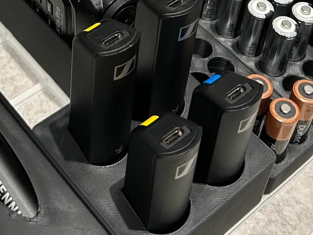 Sennheiser XSW Gridfinity Bin (Lav & XLR)