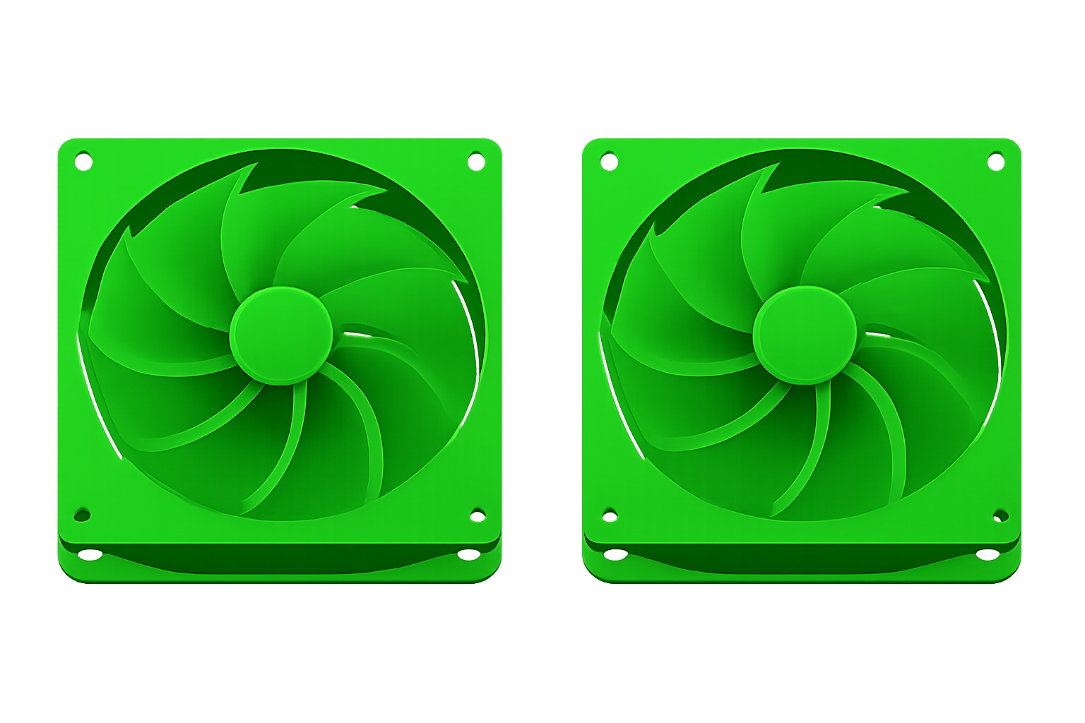 120mm PC Fan - Printable Case Fan Model