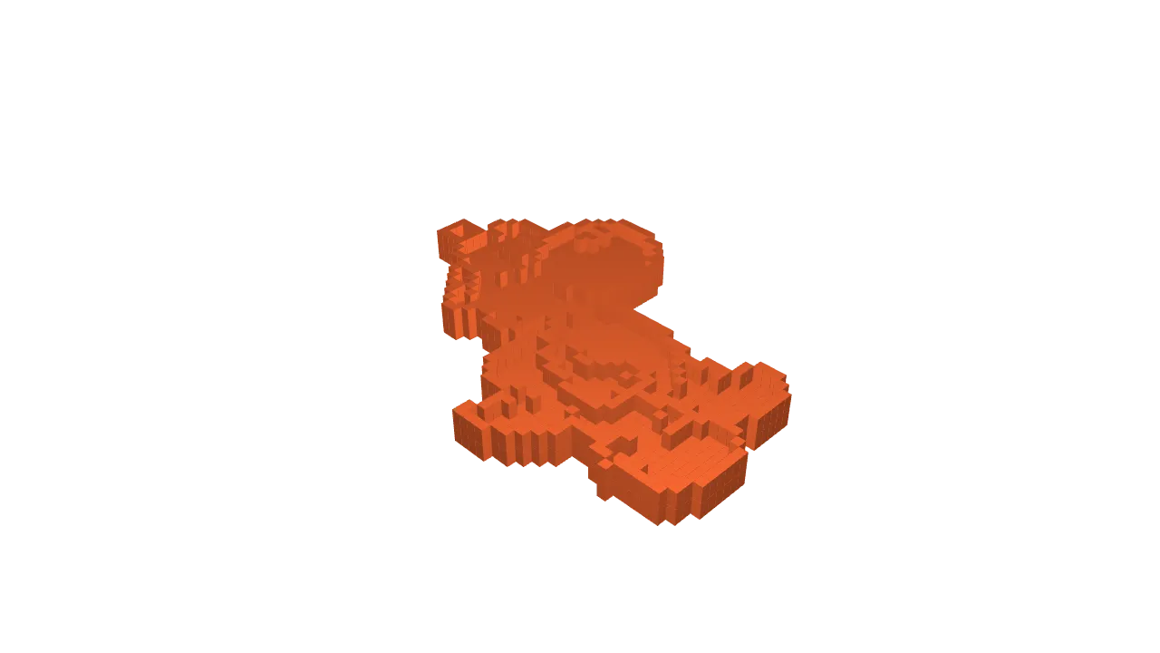 8-bit Yoshi Multipart Keychain – No-Glue Assembly by Neky