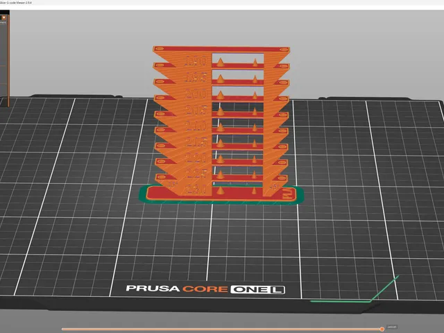 Core One Temperature and Bridging Tower PLA/PETG/TPU