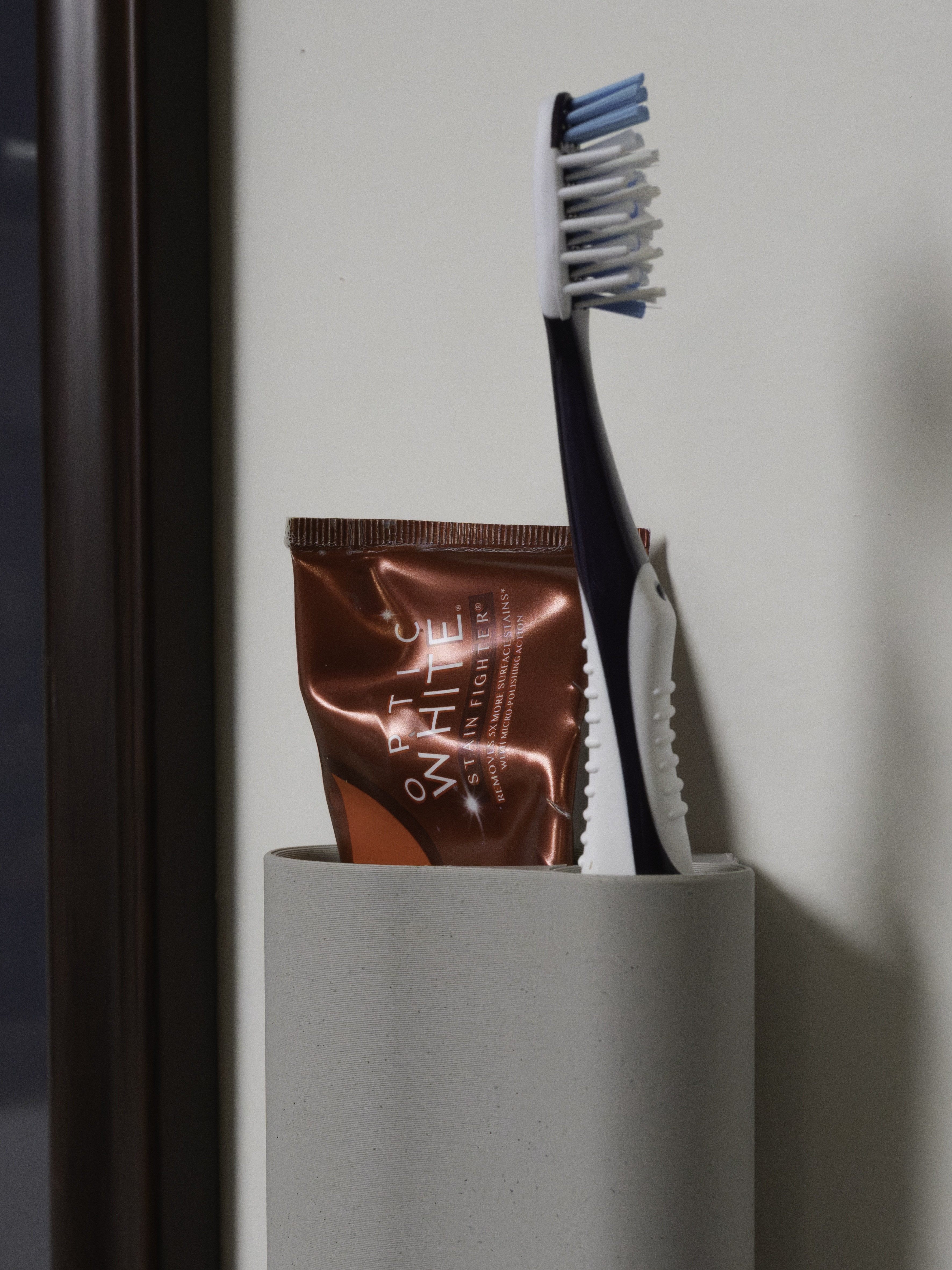 Slim Toothpaste Holder Wall Mount Command Strip