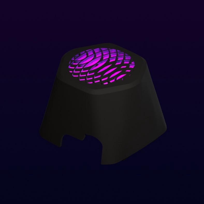 Cooler Master: Elite Liquid 'Water Ripples' Custom Pump Cover (External Cover)