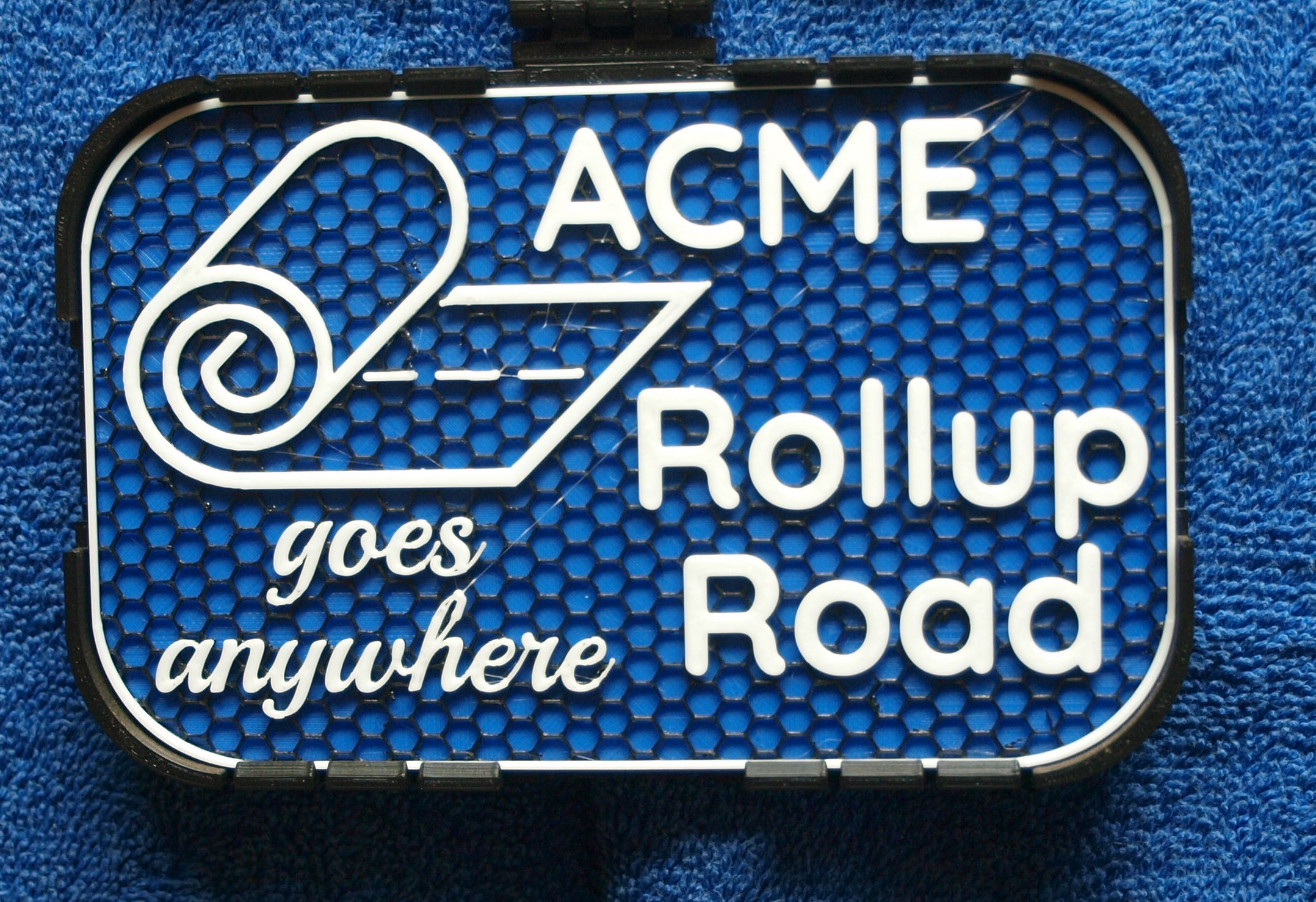 ACME Rollup Road sign