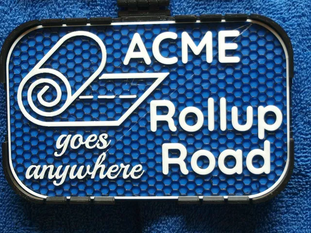 ACME Rollup Road sign