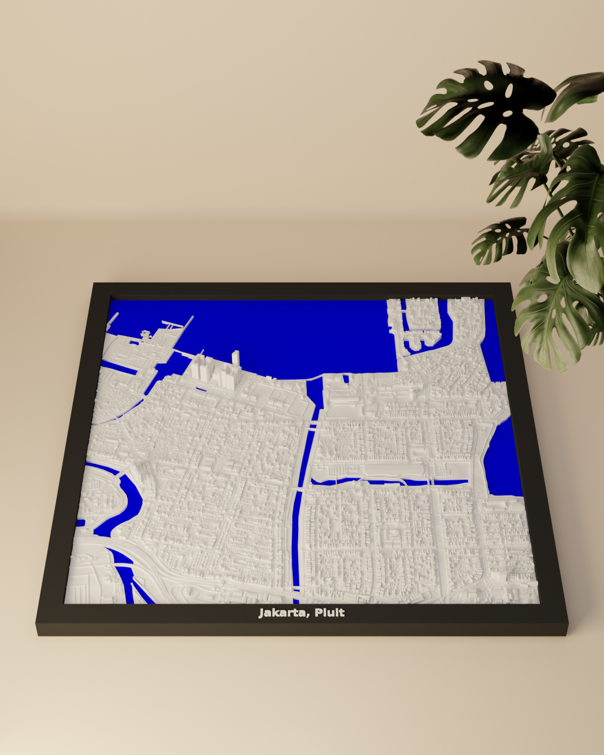 Jakarta, Pluit, Indonesia - 3D Miniature