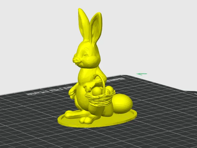 Easter bunny with stand