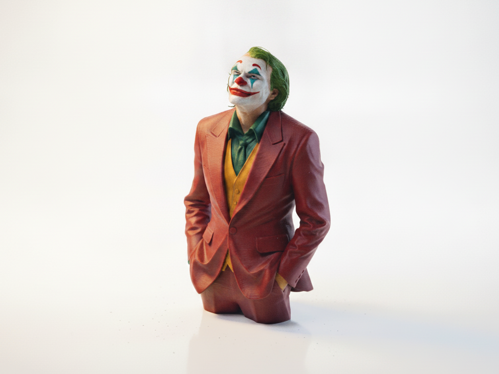 Joker Bust DC Comics Villain 3D Printable