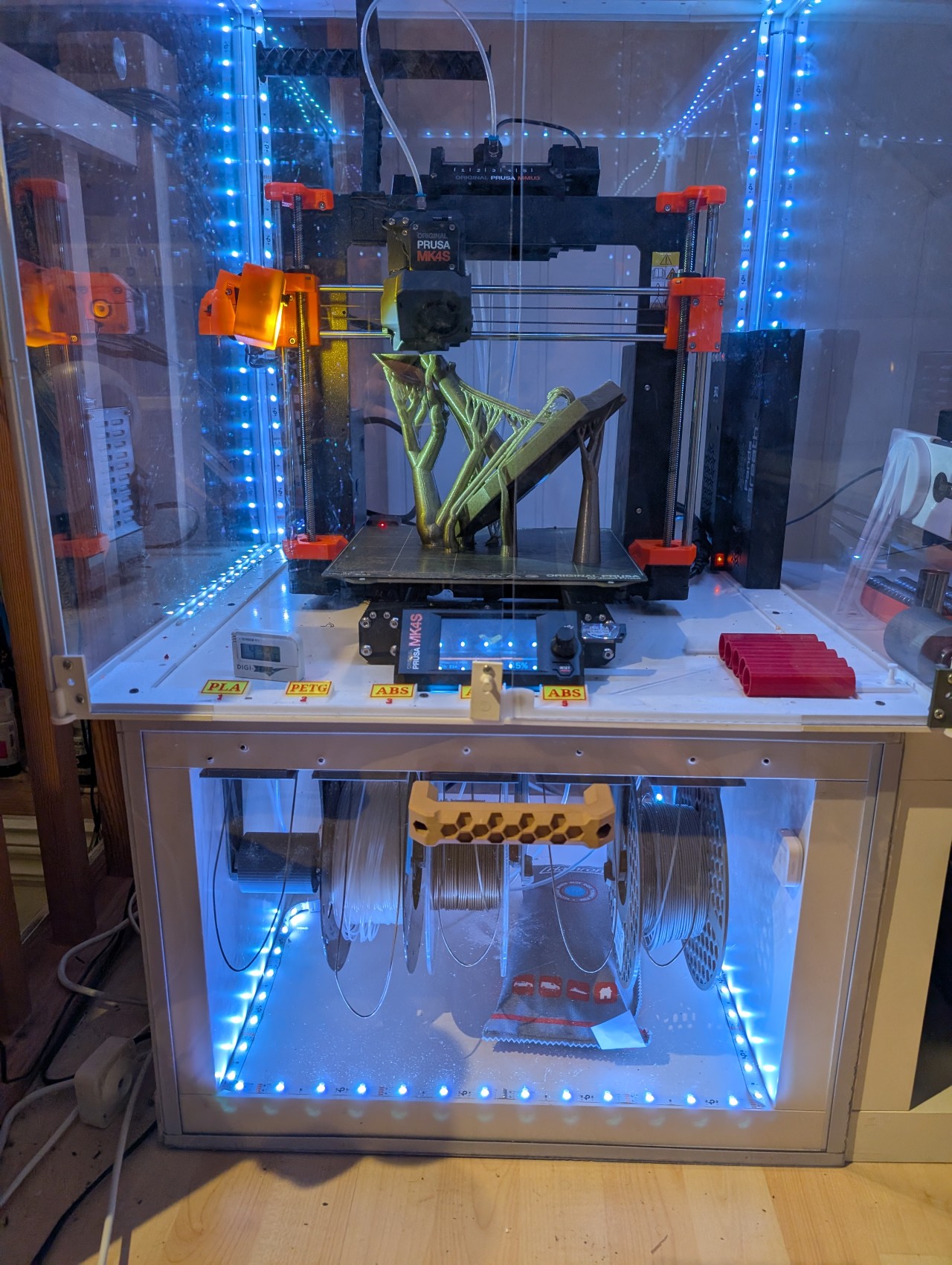 MMU3 filament hanger with buffer function version #2.