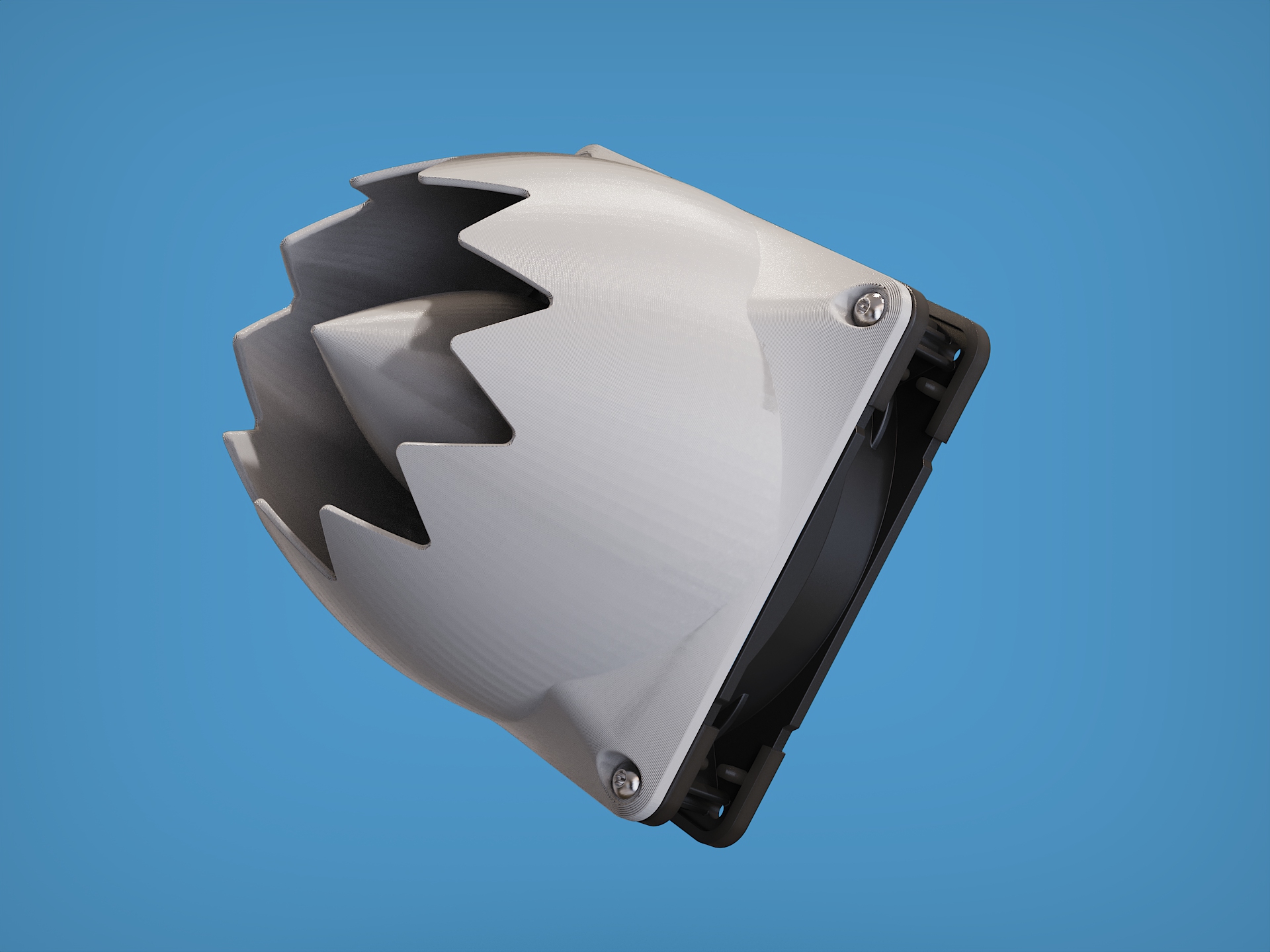 Turbine Engine Exhaust Fan Cover