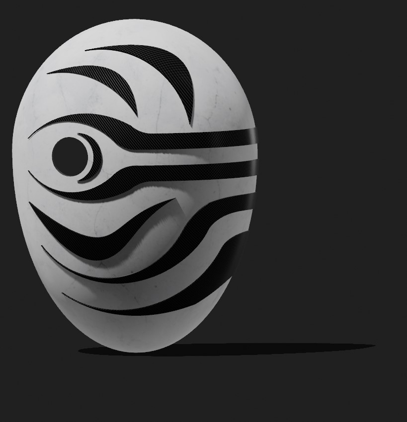 Naruto Obito Masked Man Mask – 3D Printable Cosplay Prop
