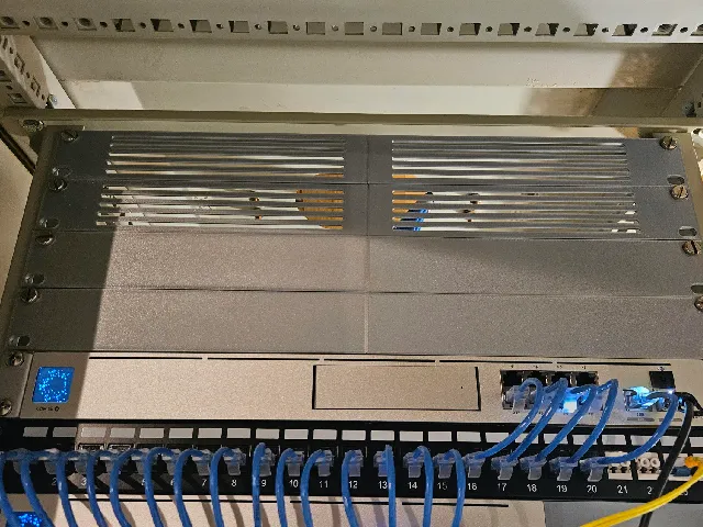 19" 1U Vented Server Rack Cover Plate