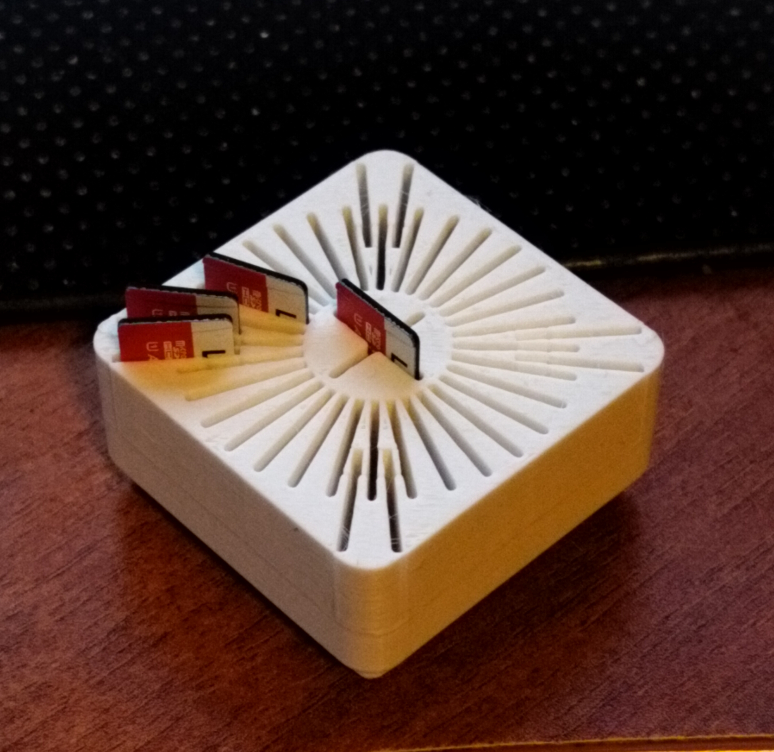 41 Slot MicroSD Card Holder for Gridfinity 1x1x3