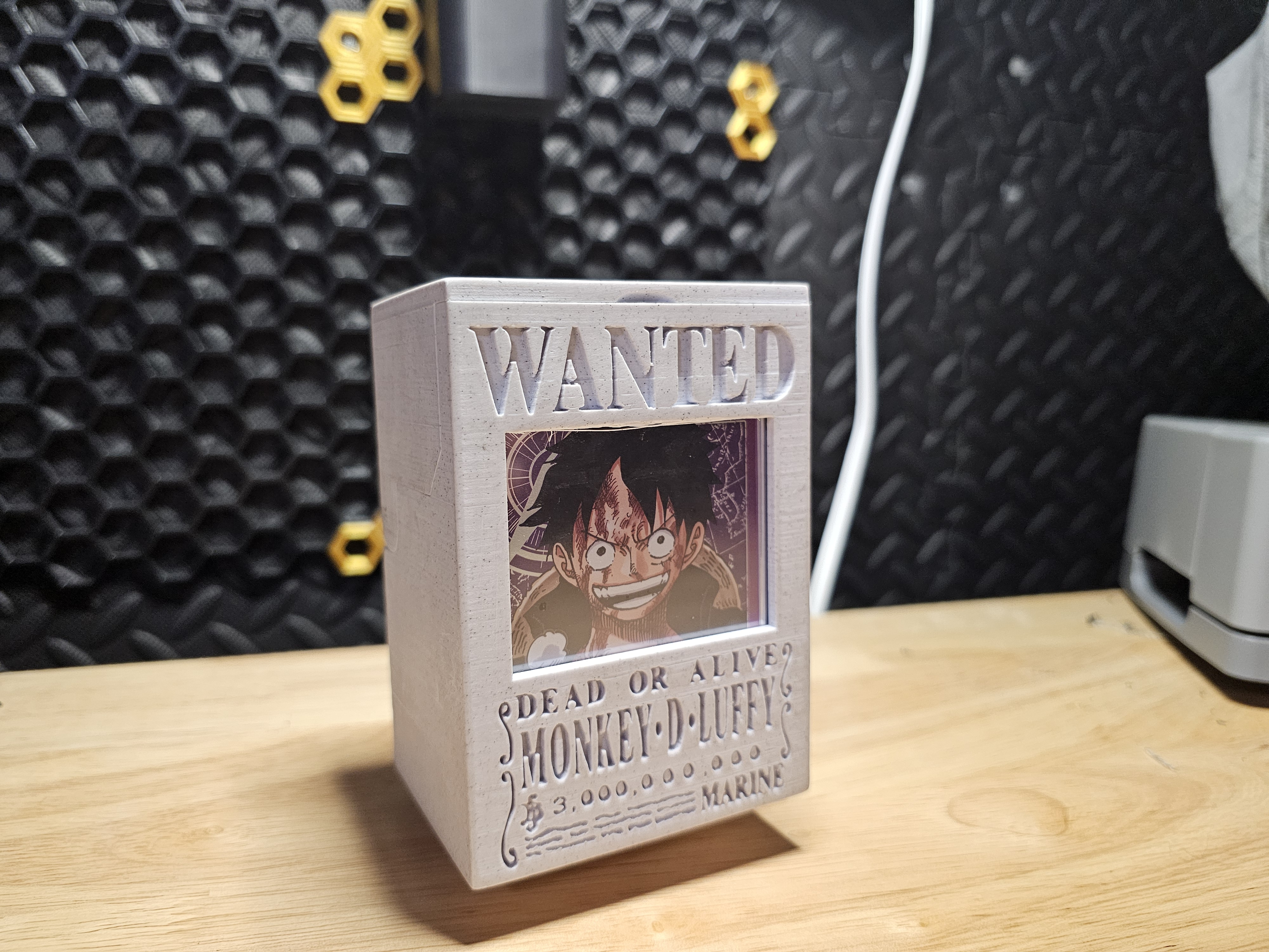 Wanted Poster Luffy Deck Box