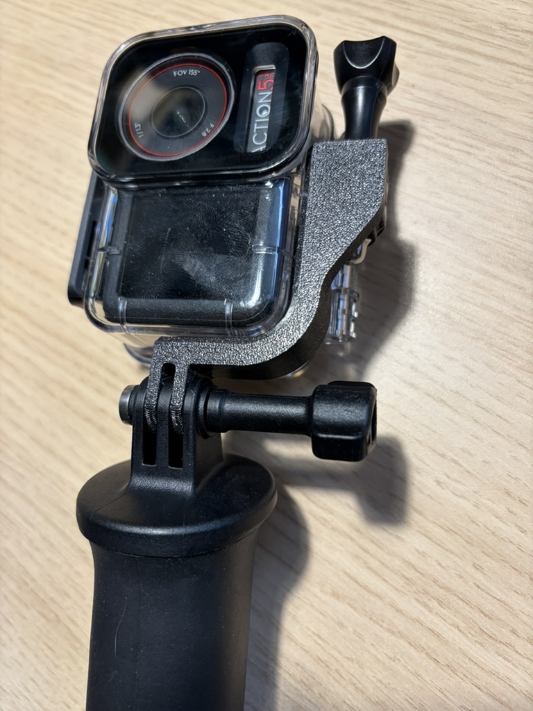 DJI Action camera waterproof case vertical holder