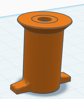 Elegoo Centauri Filament sensor Swivel extension part remix 3D model thumbnail