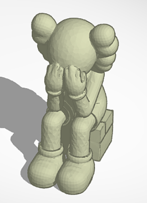 Kaws "Passing Through" Crying