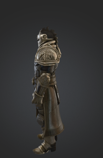 Silent Iron Knight – Dark Fantasy Armor STL for 3D Printing