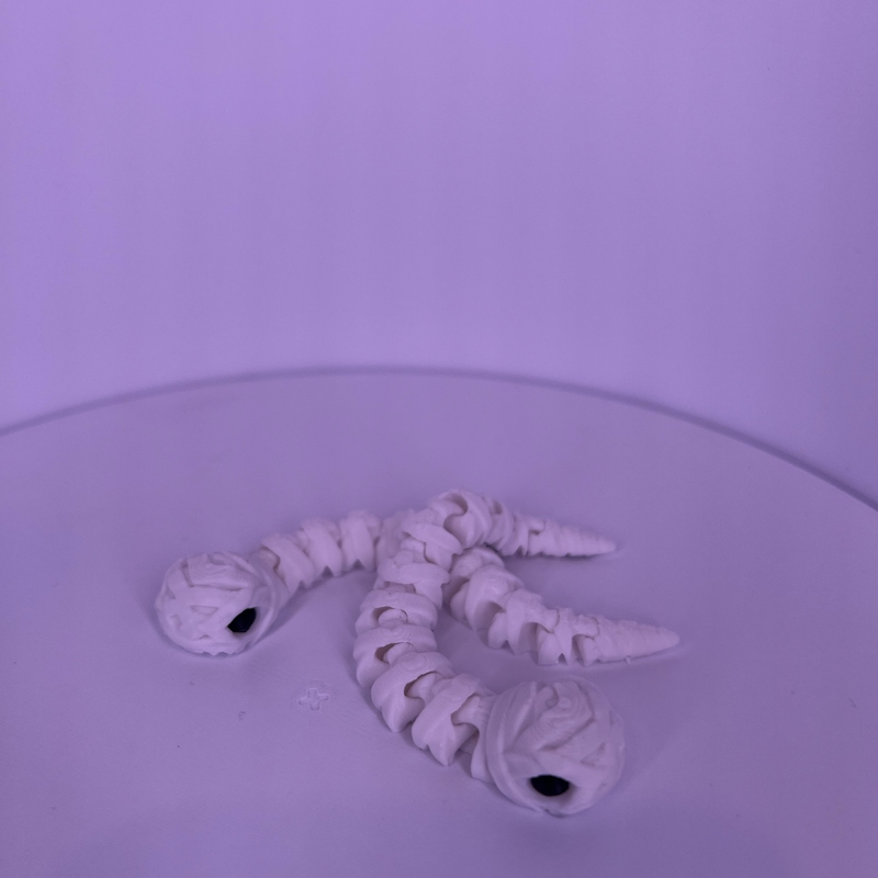 Flexi Mummy Snakes, Cute Halloween Flexi 3D Print by Ginkel3D ...
