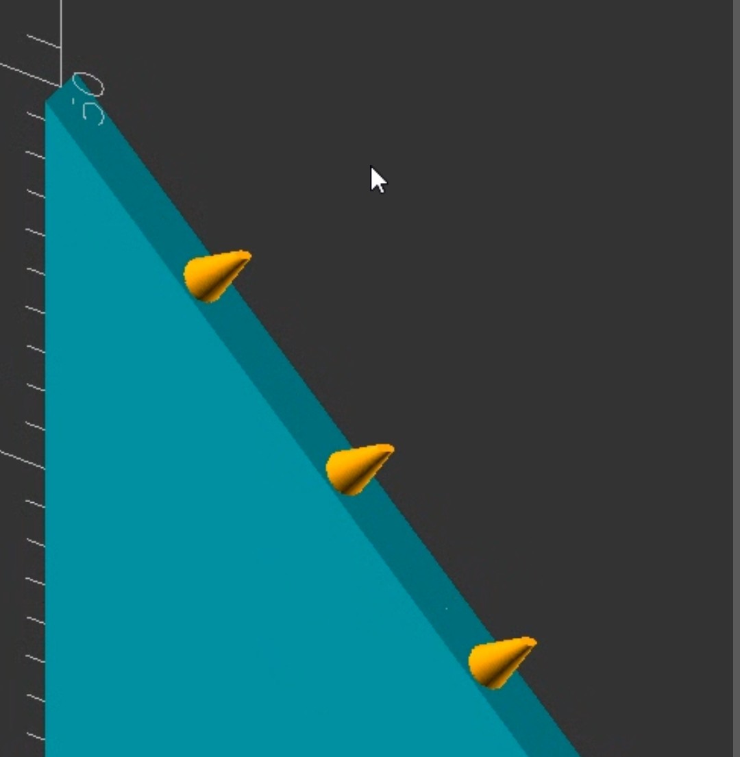 Support Fin Generator (OpenSCAD) — miniatura 3