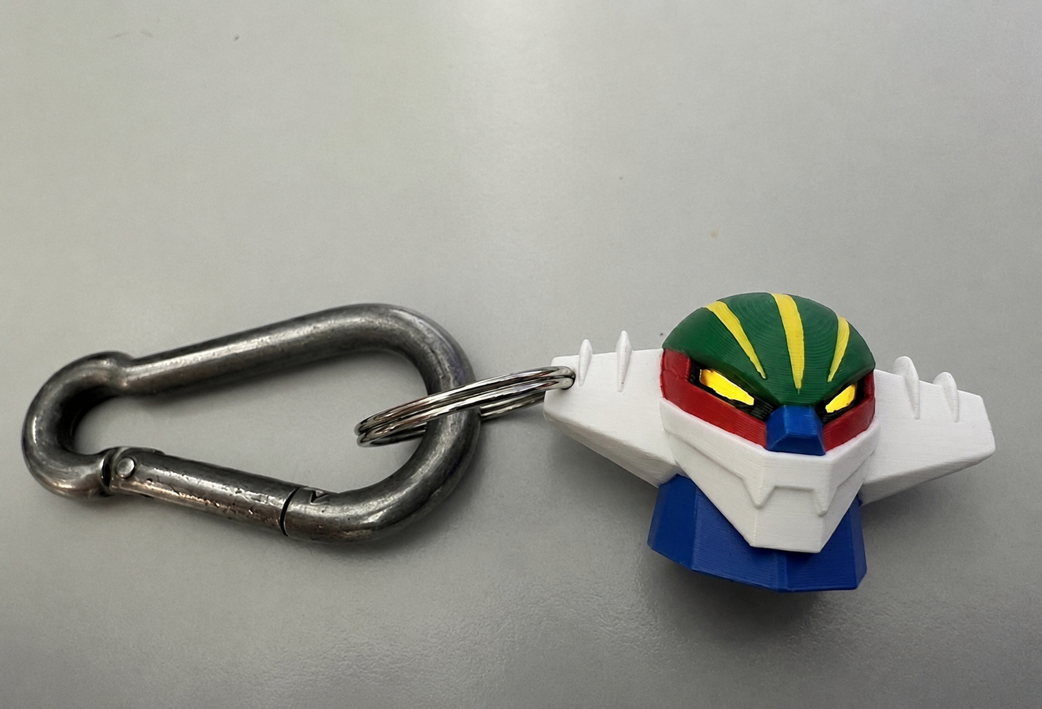 Anime Robot jeeg Head Keychain