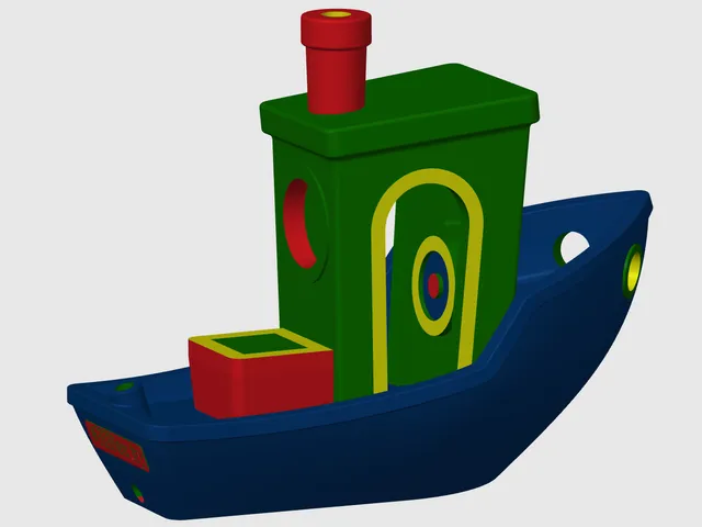 Four-Color Multicolor Test benchy- for CFS, MMU, CoPrint, AMS, Etc. (Universal 3mf)