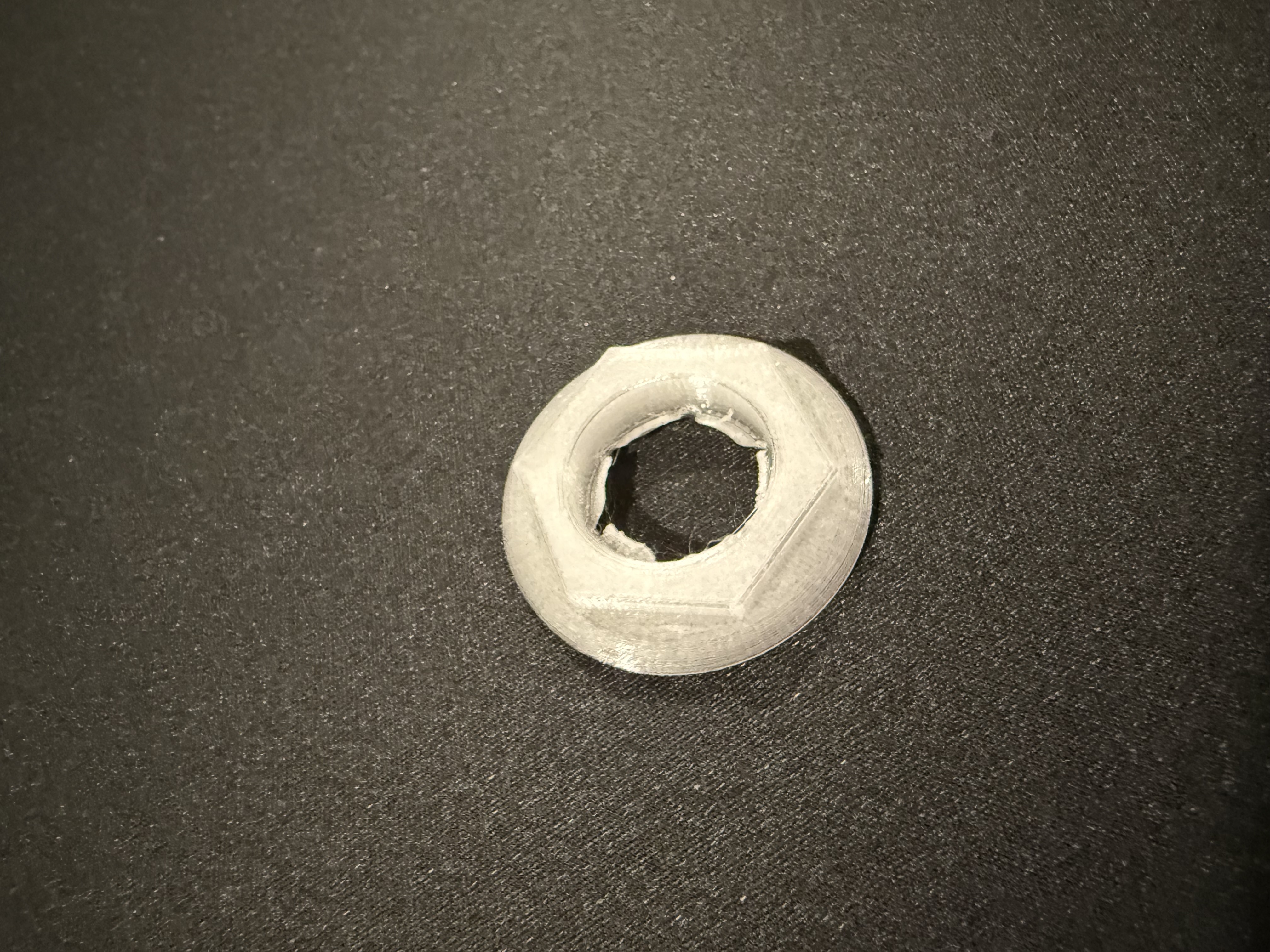Flanged PAL nut for 1-1/8" Pinball Button