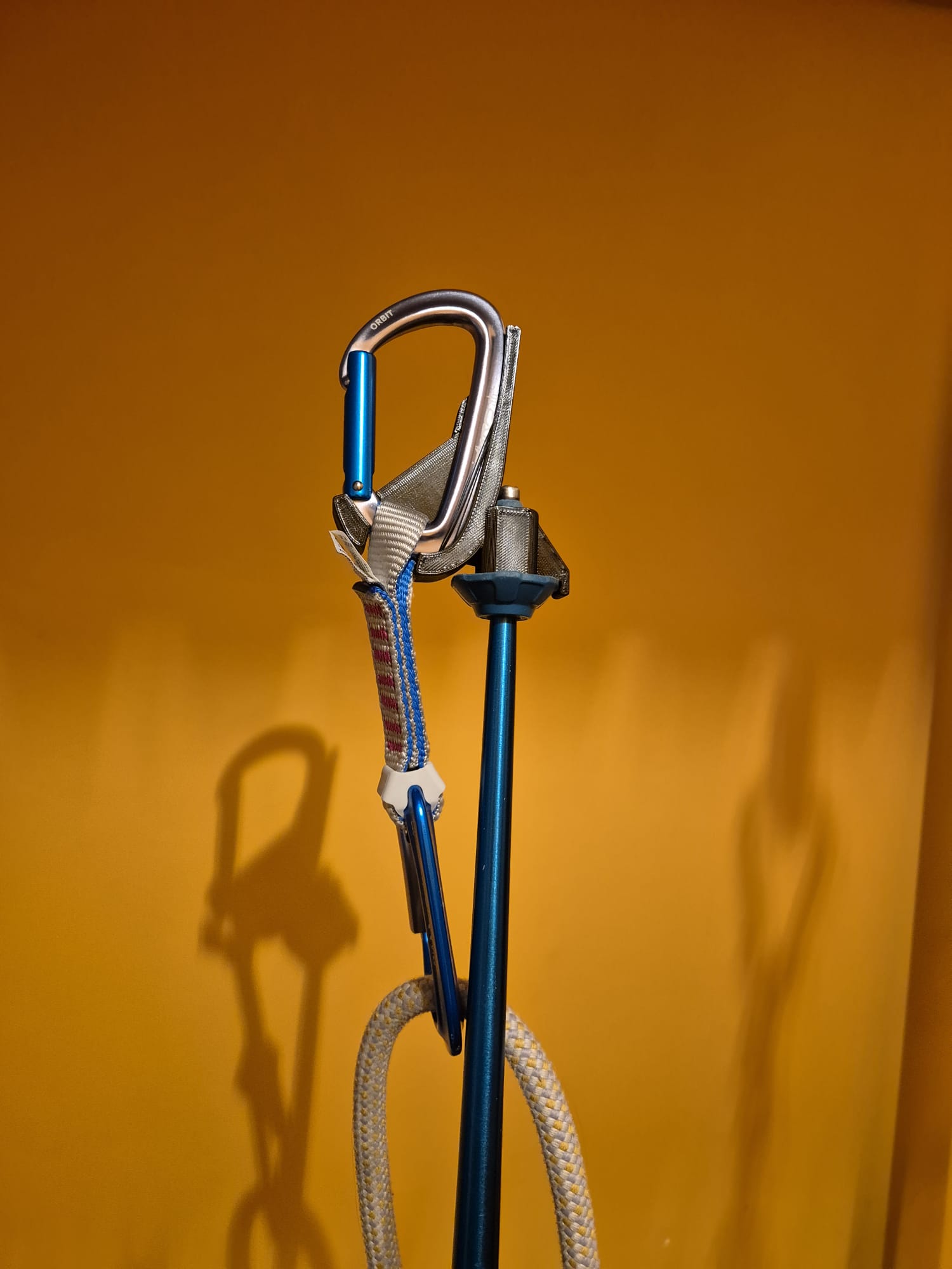 Climbing stick clip for express - adapter