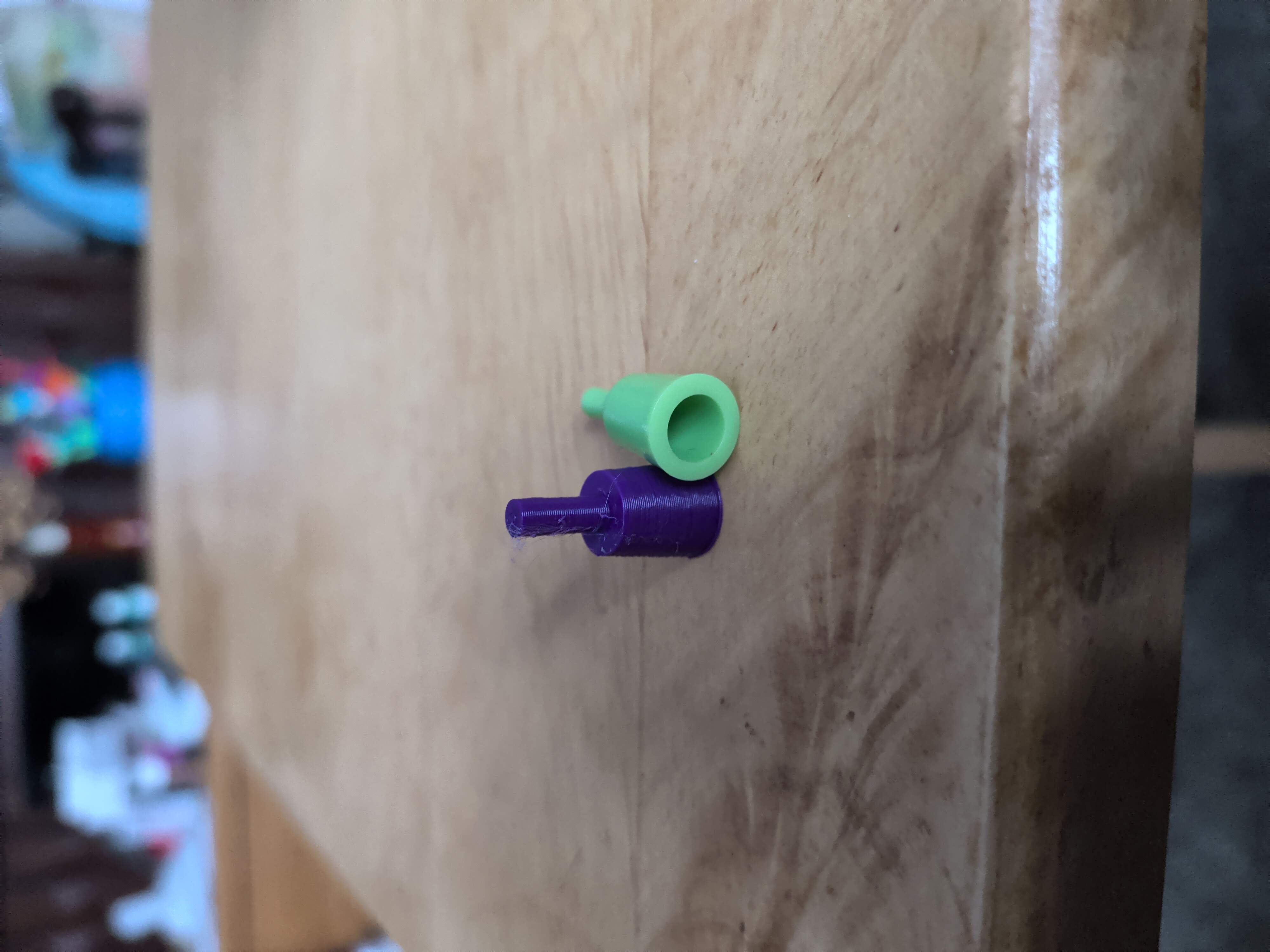 Pieces for split-level aggravation game
