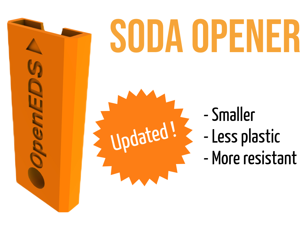 OpenEDS - Soda can opener / pop opener
