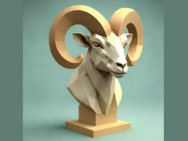 Lowpoly Zodiac - Aries (Ram)