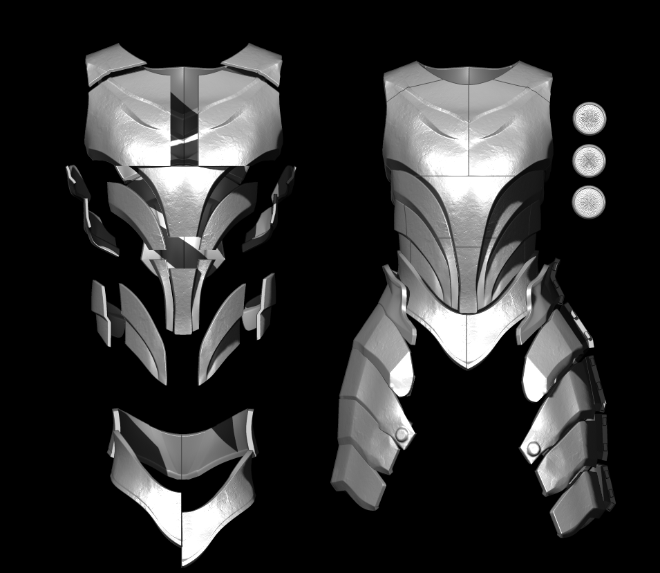 ULTIMATE ARTORIAS FULL PLATE ARMOR COSPLAY LIFESIZE – HELMETS, SWORD & SHIELD FAN ART STL — miniatura 6
