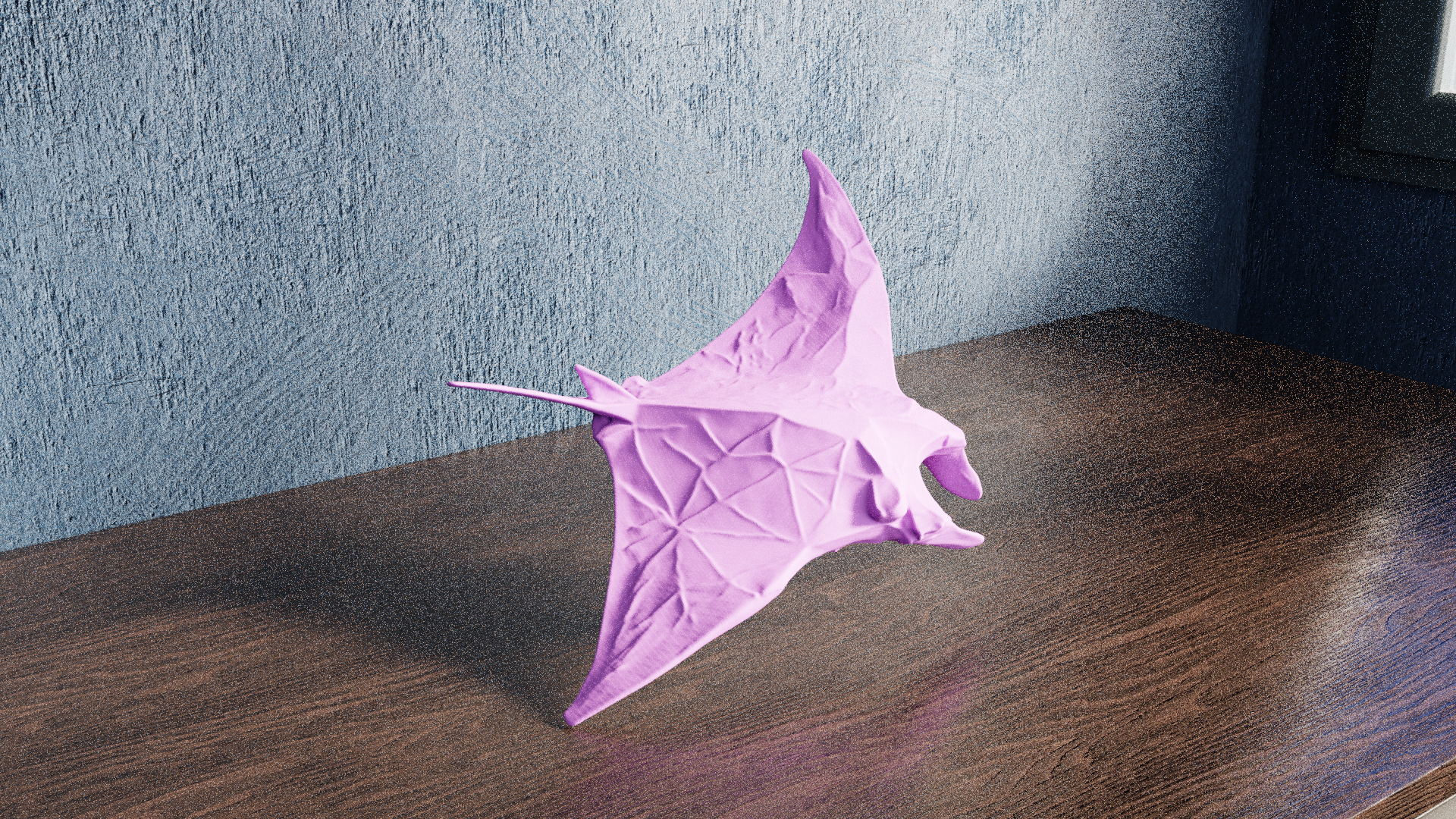 Low Poly Manta Ray — miniatura 8