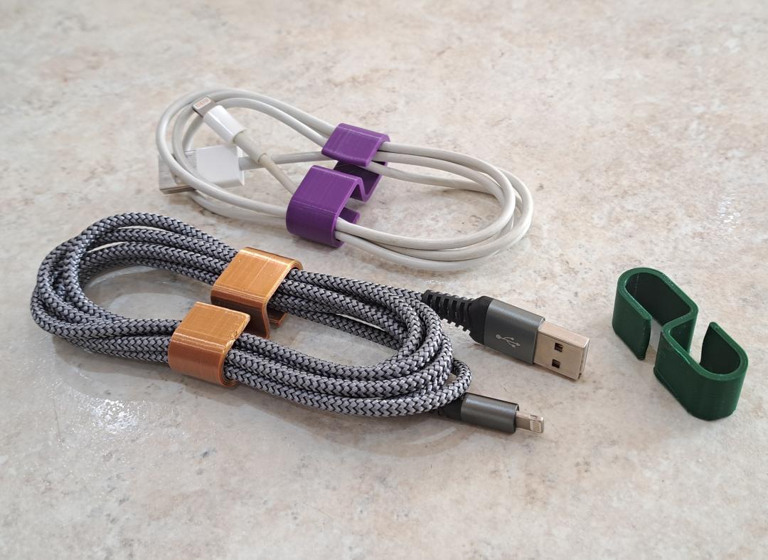 Cable Organizer / Cable Clip 3D model thumbnail