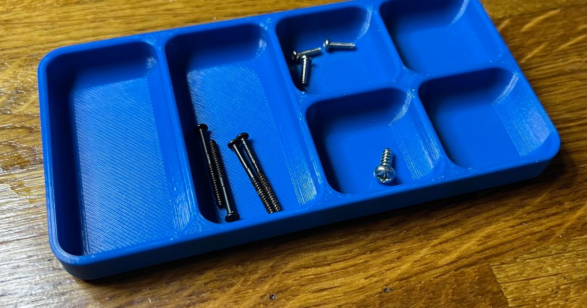 Project Parts Tray for Screws and Hardware by Kytor | Download free STL ...