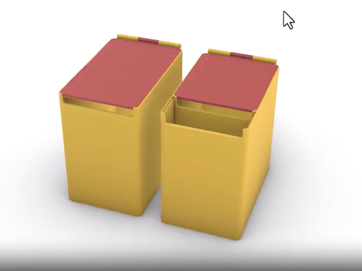 Pillpack dispenser with integrated waste compartment