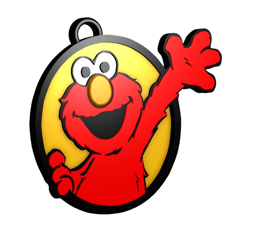 Elmo Keychain