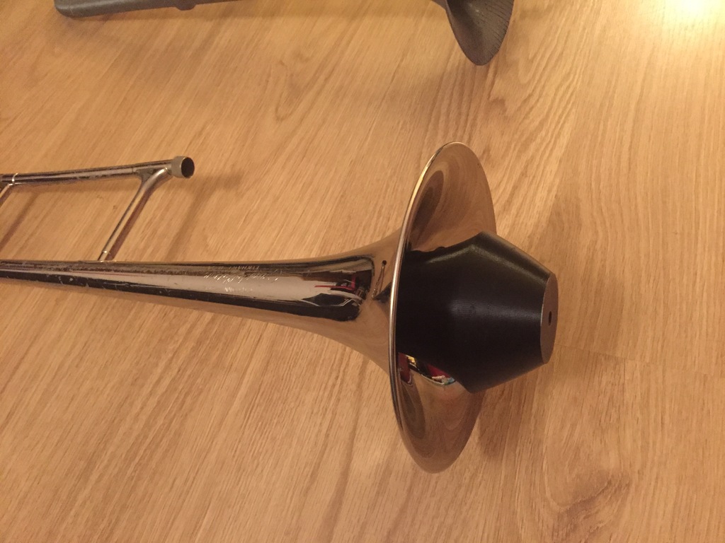 PrintBone practice mute for Trumpet, (Bass) Trombone and Flugelhorn