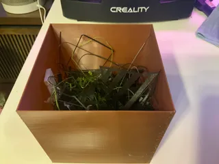 a box for plastic scraps