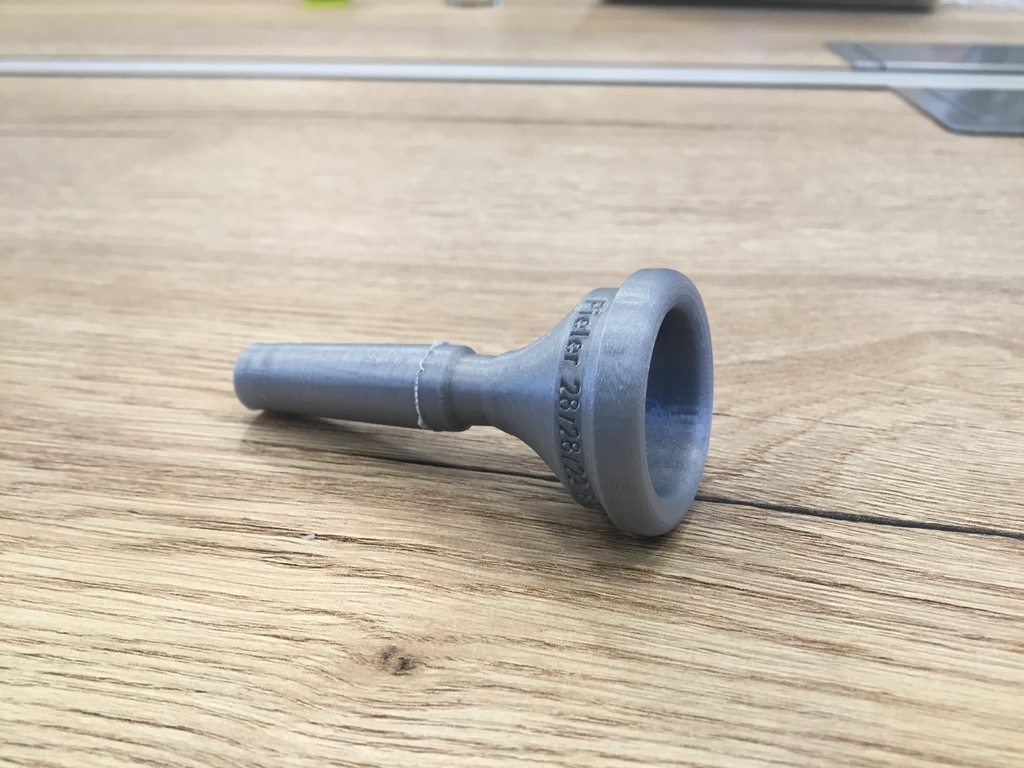 improved trombone mouthpiece customizer by PieterB Download free STL