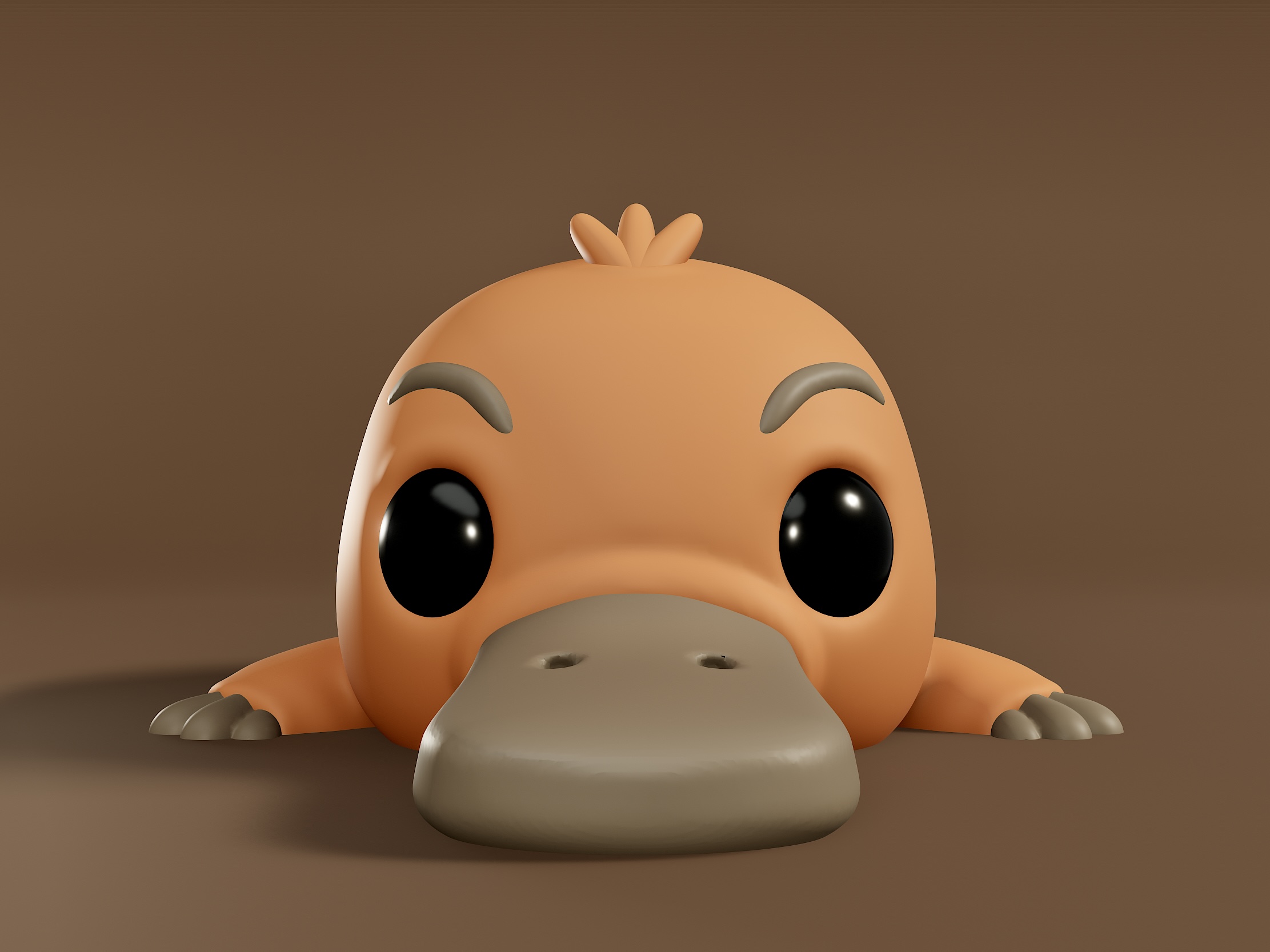 Miniatura 2 do modelo 3D Platypus Puffin