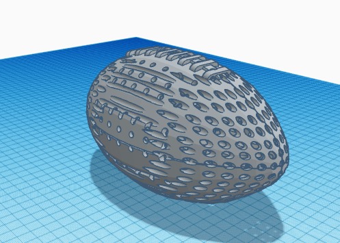 Airless Football by bud | Download free STL model | Printables.com