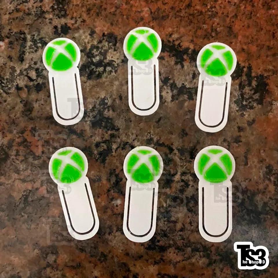 Bookmark with XBOX logo V2 by TheShop3D | Download free STL model ...