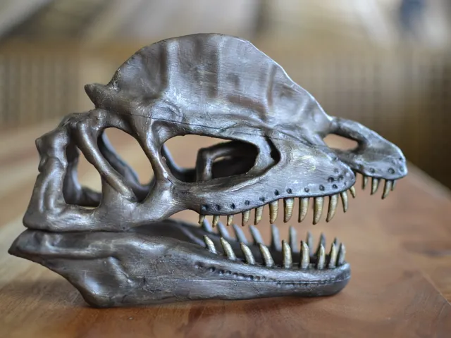 Dilophosaurus skull