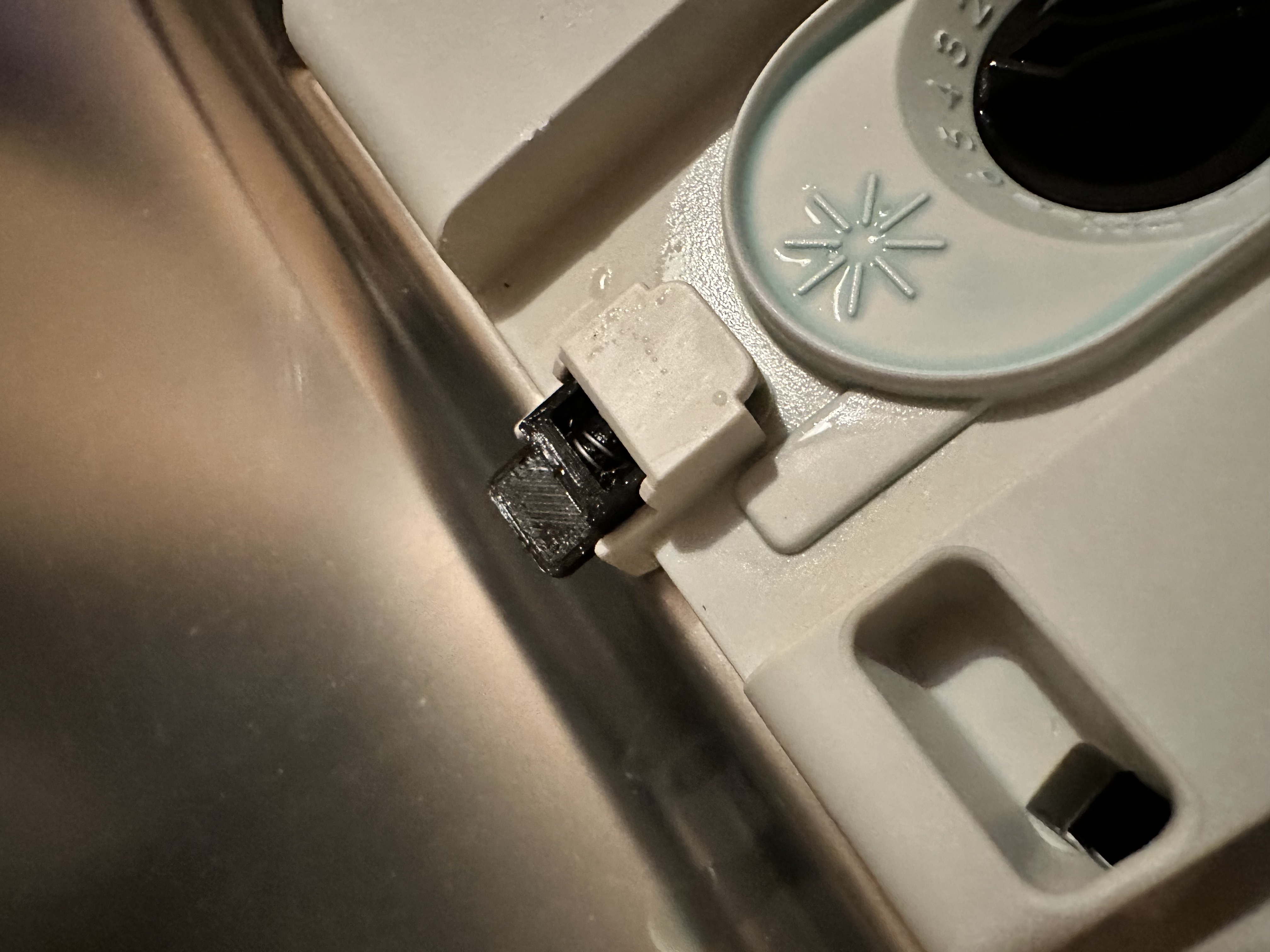 Dishwasher Rinse Aid Button AEG Favorit by Michael D. Download free