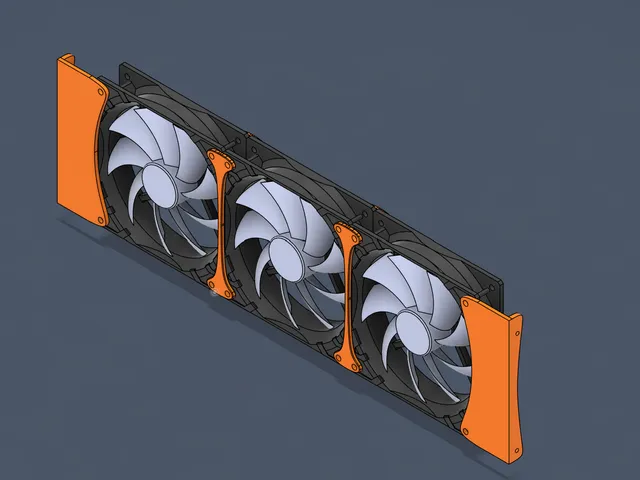 120mm Fan Wall Mounts for Rosewill RSV-R4000U 4U Server Chassis