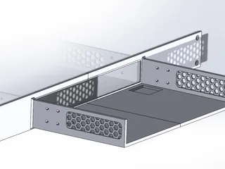 EdgeRouter 4 Rack Mount by jwb1887 | Download free STL model ...
