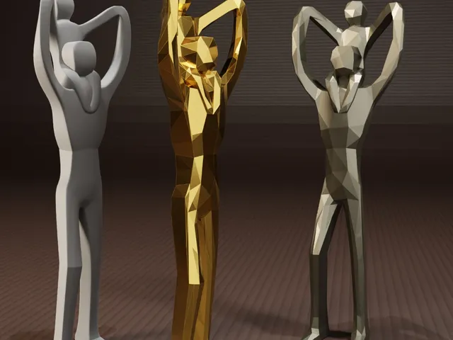 Low Poly Father's Day - Sculpture
