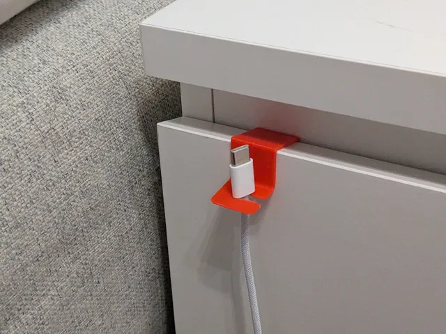 Ikea Malm cable holder