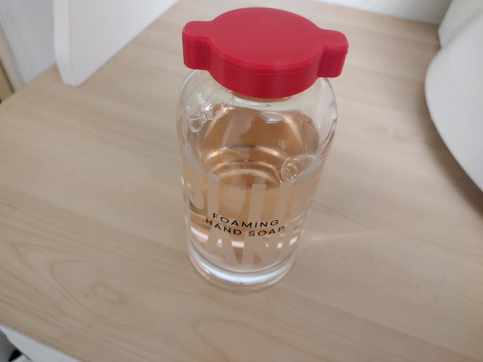 Blueland pump soap cap